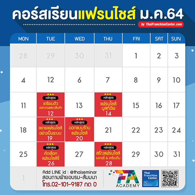 คอร์สเรียนแฟรนไชส์