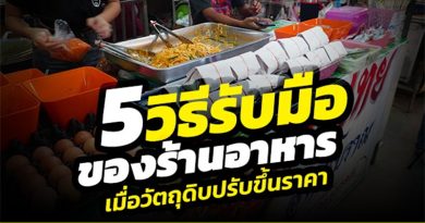 เมื่อวัตถุดิบปรับขึ้นราคา