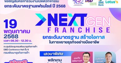 NextGen Franchise : ยกระดับมาตรฐาน สร้างโอกาสในการขยายธุรกิจอย่างมืออาชีพ