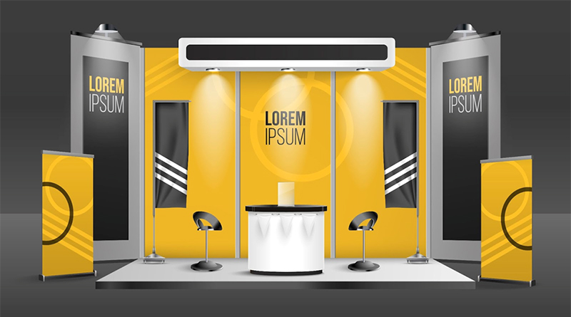 Backdrop ออกบูธ