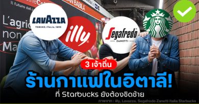 3 แบรนด์กาแฟในอิตาลี