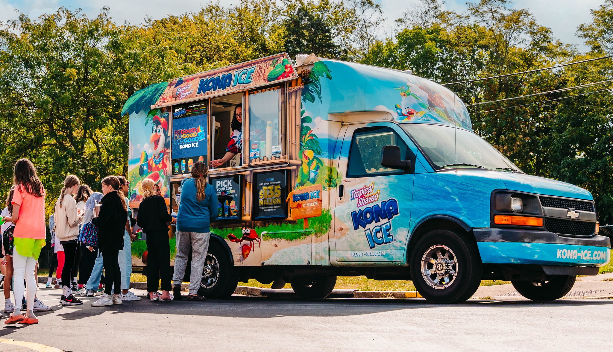 Kona Ice แฟรนไชส์ร้านน้ำแข็งไสเคลื่อนที่