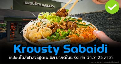 แฟรนไชส์ฟาสต์ฟู้ดเอเชีย Krousty Sabaidi