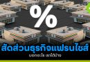 สัดส่วนของธุรกิจแฟรนไชส์บอกอะไร เราได้บ้าง