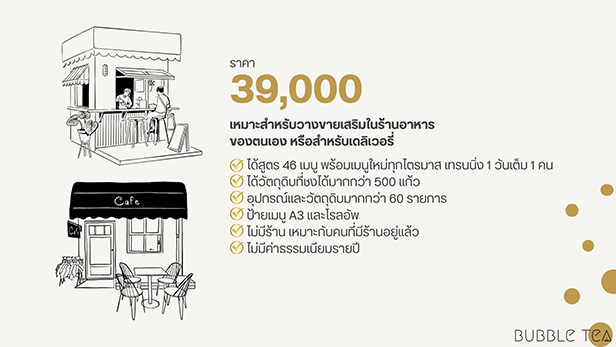 ออลส์ บับเบิ้ล ที! แฟรนไชส์ชานมไข่มุก รสชาติอร่อย เกินราคา ลงทุนน้อย