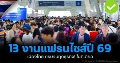 รวม 13 งานแฟรนไชส์ปี 2569