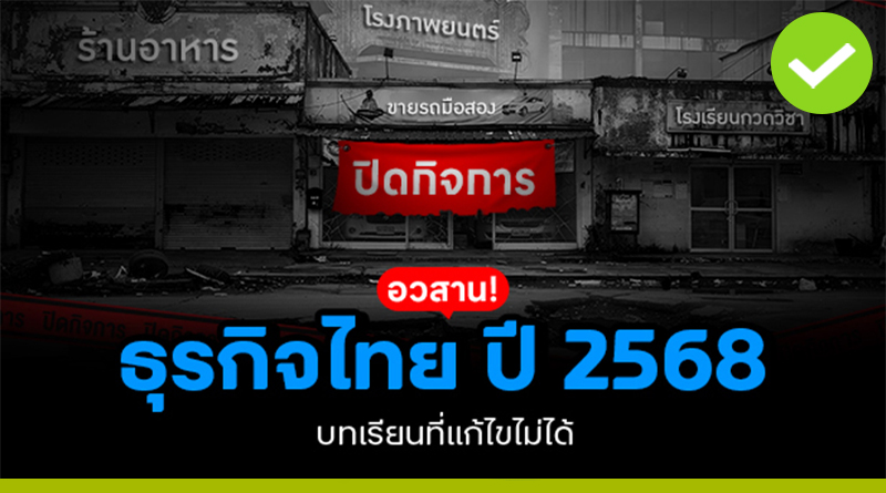 ปี 2568 อวสานธุรกิจไทย
