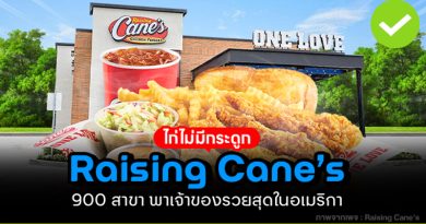 Raising Cane´s ร้านไก่ทอดไม่มีกระดูก 900 สาขา พาเจ้าของรวยสุดในอเมริกา