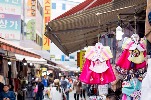 ตลาดเก่าเกาหลีใต้ 