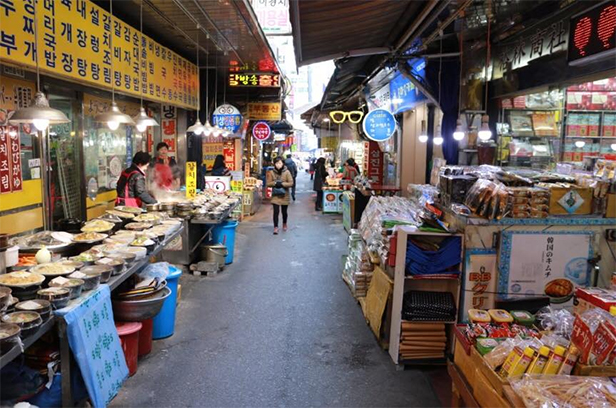 ตลาดเก่าเกาหลีใต้ 