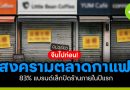 จีนไปก่อน สงครามตลาดกาแฟ 83.3% แบรนด์เล็กปิดกิจการภายในปีแรก สงครามตลาดกาแฟ