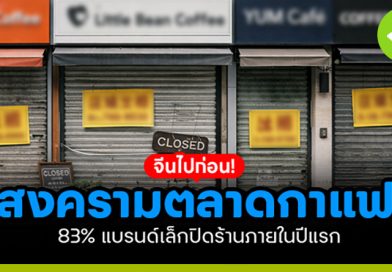 จีนไปก่อน สงครามตลาดกาแฟ 83.3% แบรนด์เล็กปิดกิจการภายในปีแรก สงครามตลาดกาแฟ