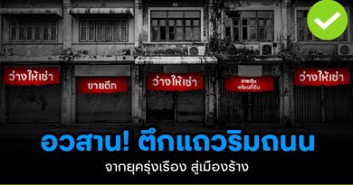 อวสานตึกแถวริมถนน