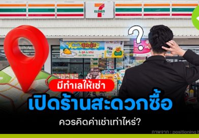 มีทำเลให้เช่า “เปิดร้านสะดวกซื้อ” ควรคิดค่าเช่าเท่าไหร่? 2569 มีทำเลให้เช่า “เปิดร้านสะดวกซื้อ”