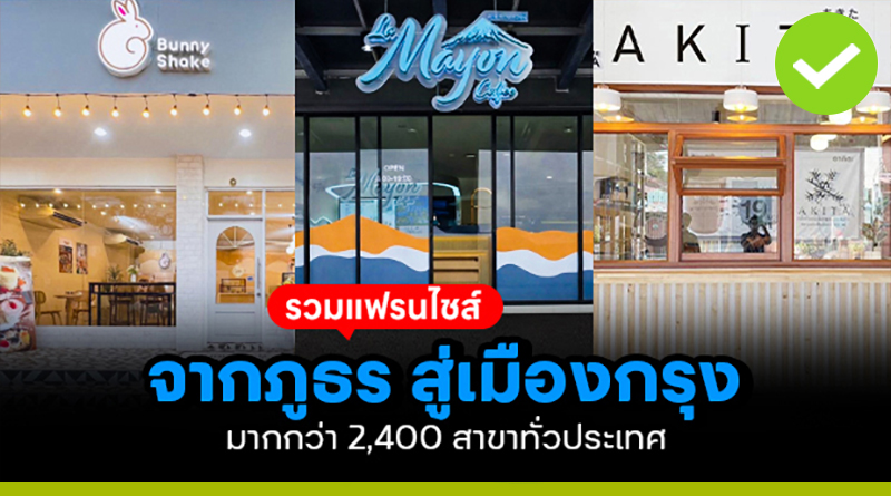 รวมแฟรนไชส์ จากภูธร