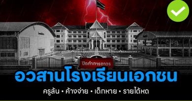 อวสานโรงเรียนเอกชน