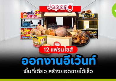 12 แฟรนไชส์ออกงานอีเว้นท์ น่าลงทุนส่งท้ายปี 2569 12 แฟรนไชส์ออกงานอีเว้นท์