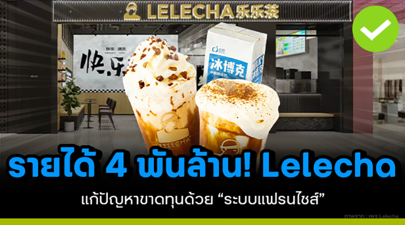 Lelecha รายได้ 4,000 ล้าน! ยังขาดทุน แก้ปัญหาด้วย “ระบบแฟรนไชส์” Lelecha
