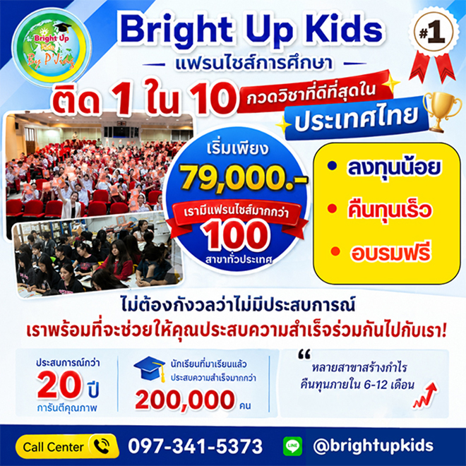 โอกาสแฟรนไชส์ไทย เติบโตไว