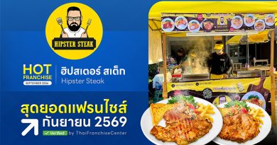ถอดสูตรความสำเร็จ “ฮิปสเตอร์สเต็ก” แฟรนไชส์ยิ่งขาย! รายได้ยิ่งเพิ่ม คืนทุนไม่เกิน 1 เดือน ถอดสูตรความสำเร็จ ฮิปสเตอร์สเต็ก