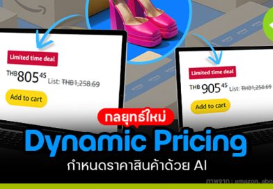 กลยุทธ์เรียกราคา Dynamic pricing กำหนดราคาสินค้าด้วย AI dynamic pricing