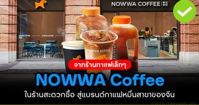 NOWWA Coffee ร้านกาแฟเคาน์เตอร์ในร้านสะดวกซื้อ สู่แบรนด์แฟรนไชส์หมื่นสาขาของจีน nowwa coffee